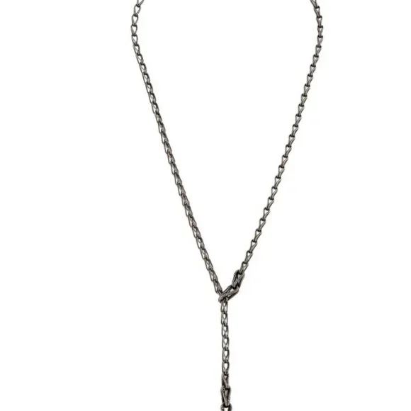 JOHN HARDY PEARL & DIAMOND STERLING SILVER 925 BAMBOO LAVALIER NECKLACE - Picture 2 of 11